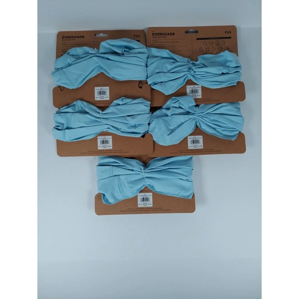 Lot of 5 Field & Stream Evershade Fishing Face Mask Neck Gaiter UPF 50 MSRP $ 70